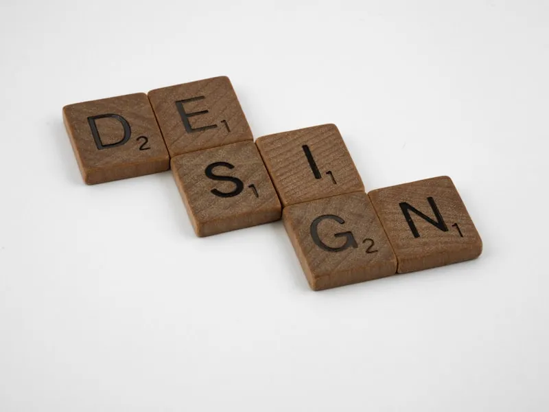 Design student working on portfolio projects at a creative workspace